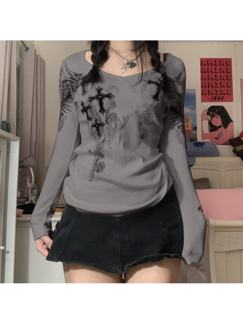 【ariadnaw】 long sleeve 00s y2k フェアリーグランジ ariadnaw】 long sleeve 00s y2k フェアリーグランジ Women