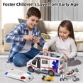 thumbnail image 2 of Ambulance Toy MSKOLER Play para niños de 3 a 8 años con luz y sonido, 2 of 9