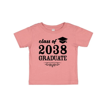 

Inktastic Class of 2038 Graduate with Graduation Cap Gift Baby Boy or Baby Girl T-Shirt