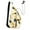 Pineapple, variant on HAWEE Sling Bag for Women Crossbody Daypack Waterproof Fabric Shoulder Bags, Pineapple