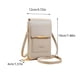 thumbnail image 2 of pstuiky Bolso de piel, funda para teléfono con pantalla táctil, bolso pequeño de almacenamiento, 2 of 2