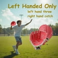 thumbnail image 2 of Urby Left Handed Baseball Glove, Left Handed T Ball Glove for Lefty, T-Ball & Youth Baseball Gloves. Entry-Level. Pink. 10.5in. Age 4-7, 2 of 7