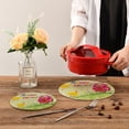 thumbnail image 7 of GZHJMY Easter Cute Chicks and Eggs Trivet Pot Holder, Round Woven Potholders Set 2PCS-Braided - Coasters - Table Mats 363 for Kitchen Pans Bowl Teapot, 7 of 7