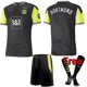 thumbnail image 1 of Nuevo 2021/2022 Kids Soccer Jersey 13 # Riedle 10 # Hazard Football Jerseys Suit Shorts / calcetines Set-Black-26 BmatwkZeng Bmatwk Jersey, 1 of 2