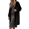 thumbnail image 2 of Gamivast Long Cardigan Sweaters for Women Plus Size Fuzzy Open Front Duster Coat Soft Fluffy Knit Outerwear Long Sleeve Casual Loungewear Cozy Cover Up for Fall Winter, 2 of 6