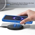 thumbnail image 6 of I-HONVA For Samsung Galaxy S24 Ultra Case Compatible with MagSafe,3-Layer Military Grade Drop Protection Anti-Slip Rugged Shockproof Dustproof Protection 6.8 inch Phone Case,Navy Blue, 6 of 7