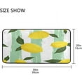 thumbnail image 3 of Kitchen Rugs Lemon Stripes Leaves Design Non-Slip Soft Kitchen Mats Bath Rug Runner Doormats Carpet for Home Decor, 39" X 20", 3 of 5