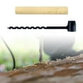 thumbnail image 4 of Almencla Perceuse-Tarière Compacte Robuste avec Manche en Bois pour Camping et Randonnée en Plein Air 10x230 mm, 4 of 5