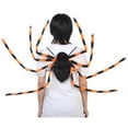 thumbnail image 1 of Mochila de araña gigante para Halloween, disfraz de araña para Halloween, decoración para fiestas de Halloween en interiores y exteriores, 1 of 5