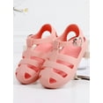 thumbnail image 3 of hirigin Kids Girls Boys Casual Sandals, Solid Color Hollow-Out Soft Sole Non-Slip Flat Shoes, 3 of 7