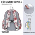 thumbnail image 5 of Pioneer Flower Backpack for School,Cute School Bag,Schoolbag with Adjustable Shoulder Straps & Padded Back,13.4"x11"x4.7", 5 of 6