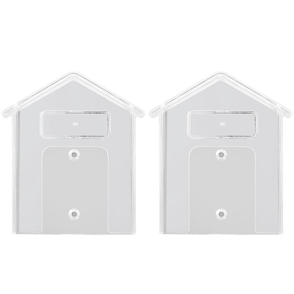 Wireless Doorbell Waterproof Cover Transparent Plastic Rain Protection Cover Doorbell Protective Cover