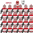 thumbnail image 2 of Juguetes calientes 25 piezas Star Stormtroopers 212th Attack Battalion Troopers bloques de construcción ladrillos figuras de acción Star Wars juguetes regalos para niños, 2 of 5