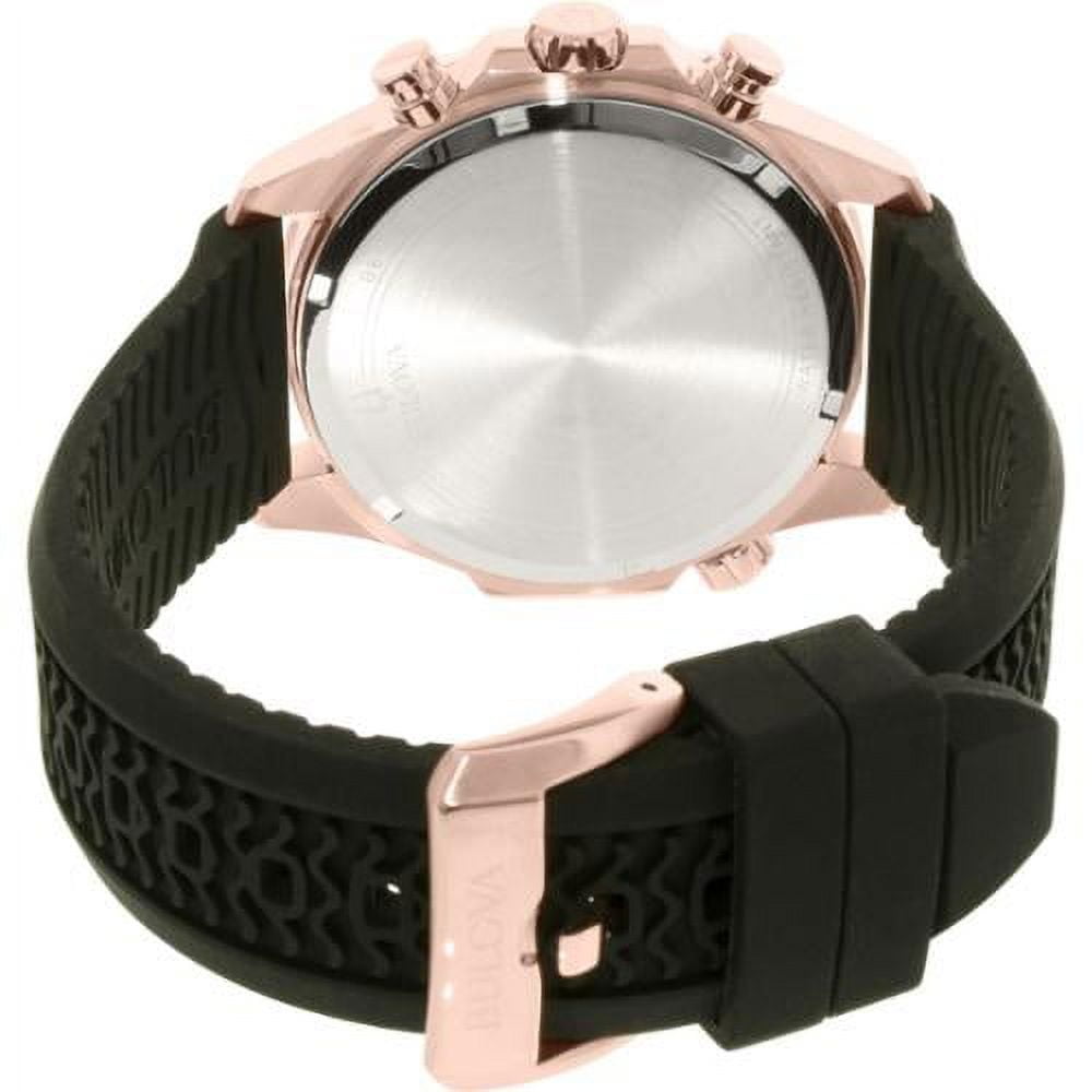 97B153 Men s Marine Star Grey Dial Black Silicone Strap Chronograph Watch Walmart