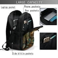 thumbnail image 3 of Yiaed Creekside Meditating Puppy Print Laptop Backpack,Business Travel Durable Laptops Backpack with USB Charging Port,Water Resistant College Computer Bag, 3 of 5