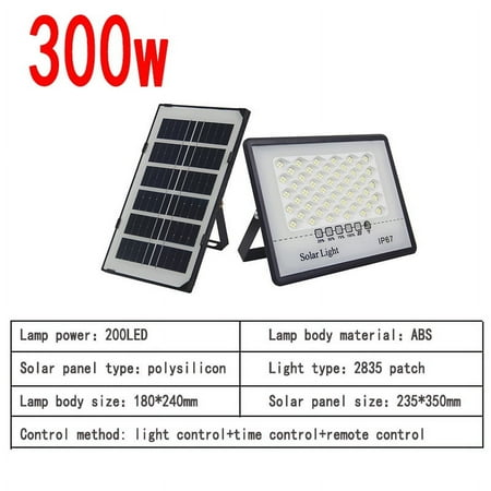 

Outdoor Solar Floodlight IP67 Waterproof Solar Light LED Energy-saving Remote Control High Brightness Courtyard Garden Light