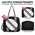 thumbnail image 4 of Waterproof Pickleball Paddle Bag for Men and Women, Large Capacity Tennis Bag with Adjustable Shoulder Strap and Zippered Paddle Compartment,M3, 4 of 7
