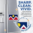thumbnail image 2 of (2 Pack) Denver Flag Magnets - Colorado State - Home Decor Souvenir - 5" On Longest Side - Premium Magnet - for Cars, Refrigerators, Toolboxes, Lockers - Made in USA - MAG17584, 2 of 7