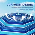 thumbnail image 3 of AMMSUN 6.5ft Beach Umbrella for Sand with Tilt & UPF50+ Sun Protection & Carry Bag,Blue Stripes, 3 of 9