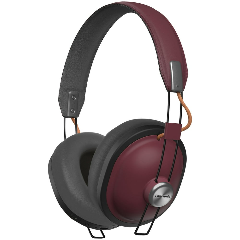 Panasonic RP-HTX80B-R Retro Bluetooth Over-ear Headphones (sangria