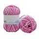 thumbnail image 1 of Hilo de crochet Guantes de bufanda de suéter de múltiples colores Accesorios de paquete de bebés Regalos de bricolaje Establecimiento de madrigueros de 4-capas 27 Dark Rosa Inevent HA059391-27B, 1 of 5