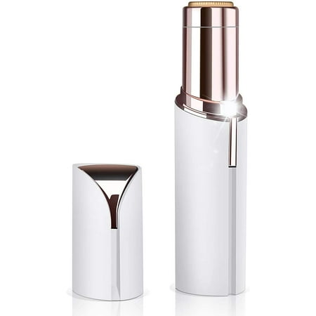 Eyebrow Trimmer for Women, USB Rechargeable Flawless Hair Remover, Facial Hair Removal is suitable for Peach Fuzz Fine Hair Face, Lip, Chin, Cheek (White)