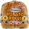 's Potato Rolls 8 Sandwich Rolls (4 Pack)