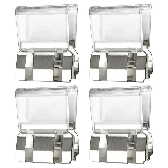 8pcs No-Sew Pants Hem Holders Leg Closure Clips Anti-Slip Transparent Straps for Jeans Trousers Skirts Adjustable Window Limiter Lock Pet Safety Buckle Tool-Free Installation