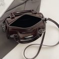thumbnail image 3 of Bolso versátil de piel sintética para mujer, bolsa de sillín informal de Color sólido, bolso de hombro con tachuelas, bolso de compras de viaje, 3 of 9