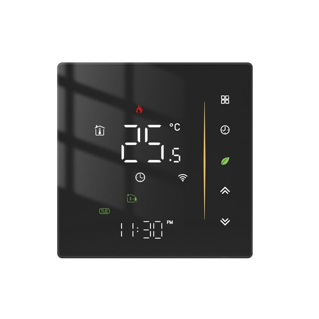 Digital Display Intelligent Controller Multifunctional WaterElectric Floor Heating WaterGas Boiler Thermostat Compatible with and Assistant