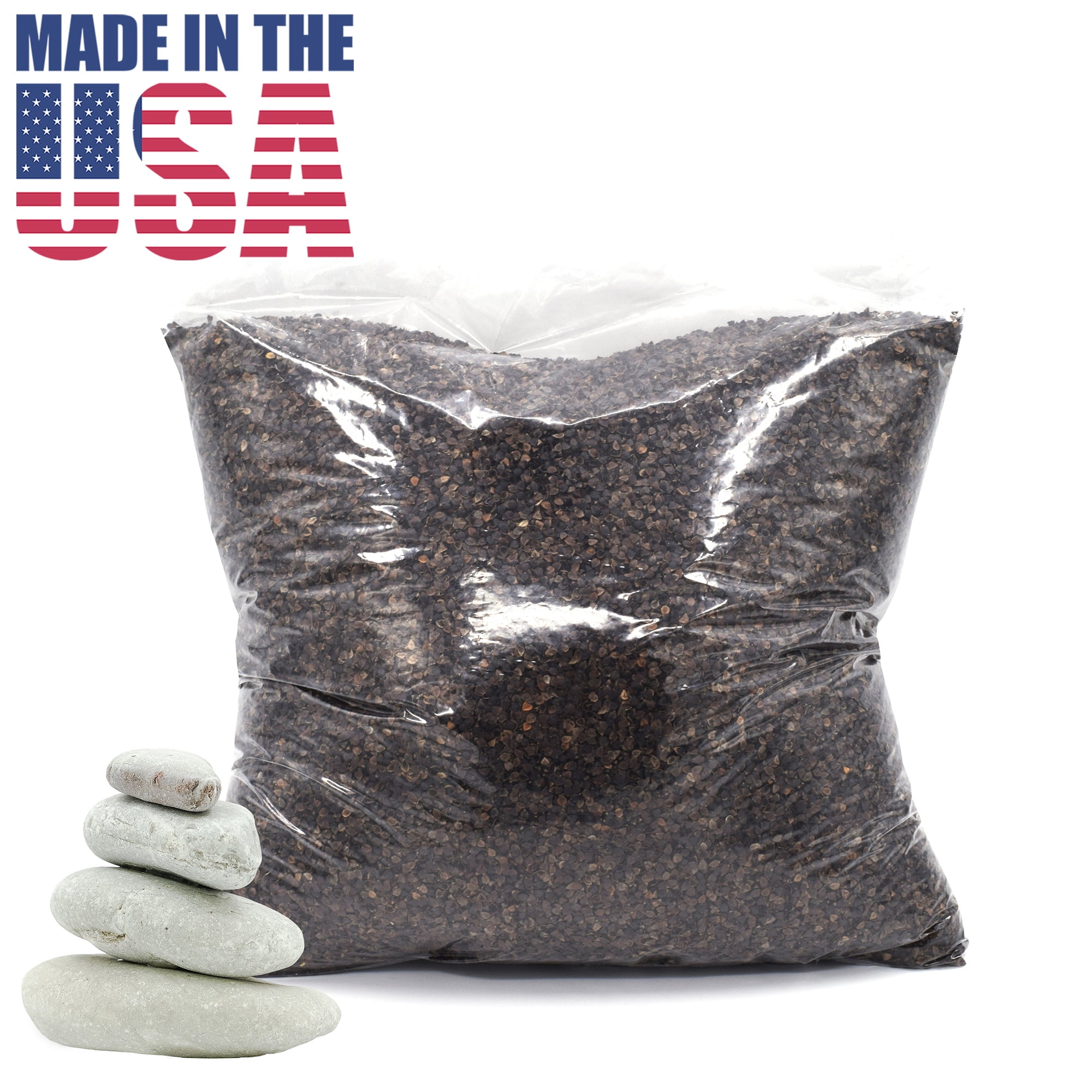 Buckwheat Hulls Organic USA Grown Mulch Pillow Filling Stuffing 10lbs