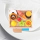 thumbnail image 4 of Juguete de simulación de comida de madera para niños en edad preescolar, juego de rol clásico, casa de juego para cortar comida, regalo para niños Desierto 9pcs, 4 of 8