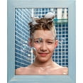 thumbnail image 4 of Rustic Wooden Picture Frame 9x12-100% Natural Solid Eco Distressed Wood for Wall Mounting Photo Frame - Blue Turquoise, 4 of 6