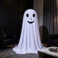 thumbnail image 2 of Halloween Decorations Spooky Ghost | Indoor Spooky Ghost LED Lights Tabletop Decor DIY Assembly Sturdy Fabric Ghost Mantel Decor Light Blue, 2 of 8