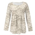 thumbnail image 3 of WZXFASHION T-shirt à Manches Longues Imprimé pour Femmes, Grande Taille, 50 % de Réduction, 3 of 5