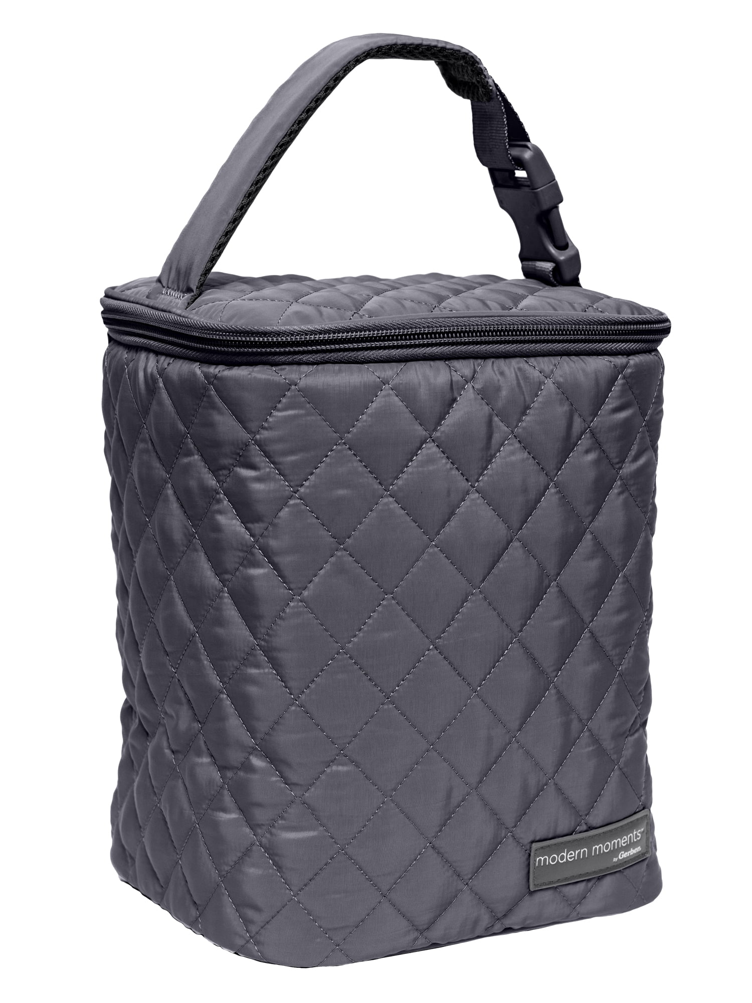 Modern Moments By Gerber Insulated Baby Bottle Bag, Black