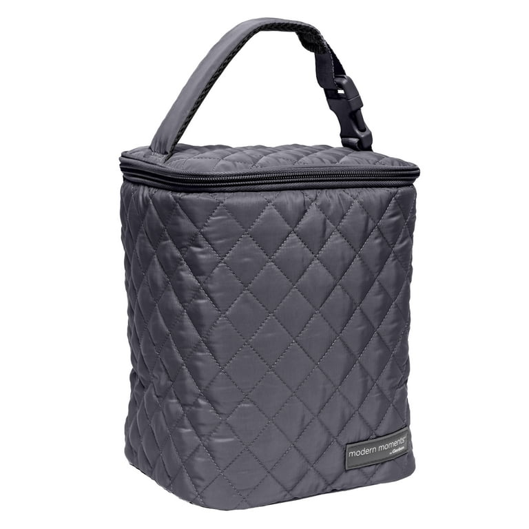 Modern Moments By Gerber Insulated Baby Bottle Bag, Black Modern Moments By Gerber Insulated Baby Bottle Bag, Black