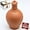 Small- 2.8 Quarts (2.7 Liters), variant on Hakan Handmade Traditional Unglazed Clay Pitcher with Lid, Natural Home Decor Vintage Terracotta Drinking Bottle, Earthenware Beverage Jar from Cappadocia, Water Jug (Midi - 4.7 Quarts (4.5 Liters))