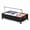 Black-1pcs, variant on Under Bed Storage Chest Black 1pcs with Wheels for Bedroom Organization