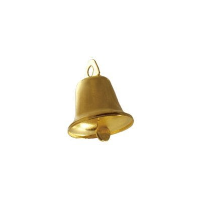 Christmas Shining Liberty Bells Gold or Silver (Gold, 19 mm - 10 pcs)