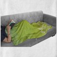 thumbnail image 6 of Dandelion Soft Flannel Fleece Blanket, Dandelion Flower Pattern Wild North American Flowering Plant Summertime, Cozy Plush for Indoor and Outdoor Use, 70" x 90", Apple Green Seafoam, by Ambesonne, 6 of 6