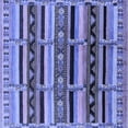 thumbnail image 1 of Ahgly Company Indoor Square Solid Blue Modern Area Rugs, 3' Square, 1 of 4