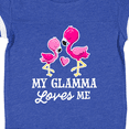 thumbnail image 4 of Inktastic My Glamma Loves Me with Two Flamingos Boys or Girls Baby Bodysuit, 4 of 5