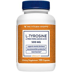 The Vitamin Shoppe LTyrosine 500 MG (100 Capsules)