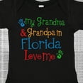 thumbnail image 4 of Inktastic Florida Grandma Grandpa Loves Me Boys or Girls Baby Bodysuit, 4 of 5