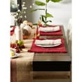 thumbnail image 2 of DII Variegated Tango Red Fringe Placemat (Set of 6), 2 of 6