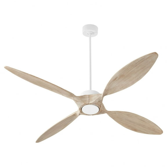 Quorum Lighting - Papillon - 4 Blade Wifi Ceiling Fan In Soft Contemporary