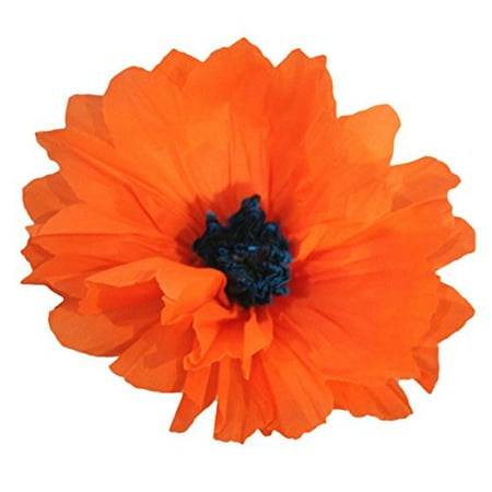 Mexican Paper Flower Set of 4 X-Large Tissue Paper Hand Made Party Fiesta Decor (Gerber Daisy)