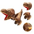 thumbnail image 3 of Shisuyan Lovely Dinosaur Hand Puppet Funny Children's Hand Puppet Toy for Story Talking, 3 of 8