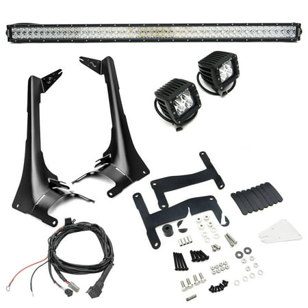 ZROADZ Z374831-KIT2 Front Roof LED Kit Fits 18-21 Gladiator Wrangler (JL) Fits select: 2018-2019,2021 JEEP WRANGLER UNLIMITED